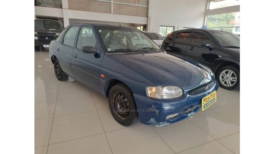 FORD - ESCORT - 1996/1997 - Azul - Sob Consulta