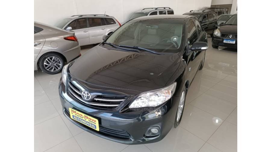 TOYOTA - COROLLA - 2012/2013 - Preta - Sob Consulta