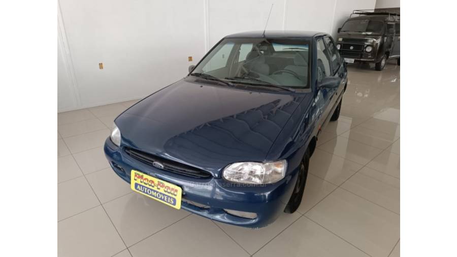 FORD - ESCORT - 1996/1997 - Azul - Sob Consulta