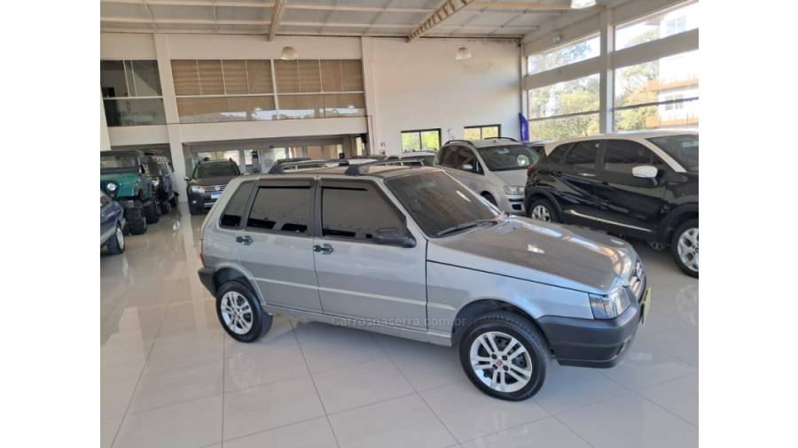 FIAT - UNO - 2007/2008 - Cinza - Sob Consulta