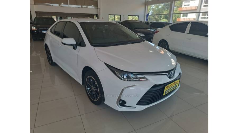 TOYOTA - COROLLA - 2020/2021 - Branca - Sob Consulta