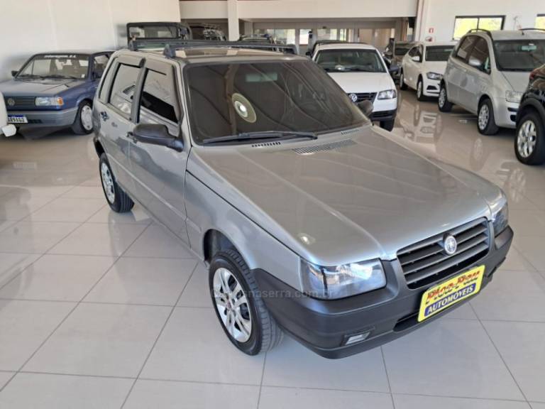 FIAT - UNO - 2007/2008 - Cinza - Sob Consulta