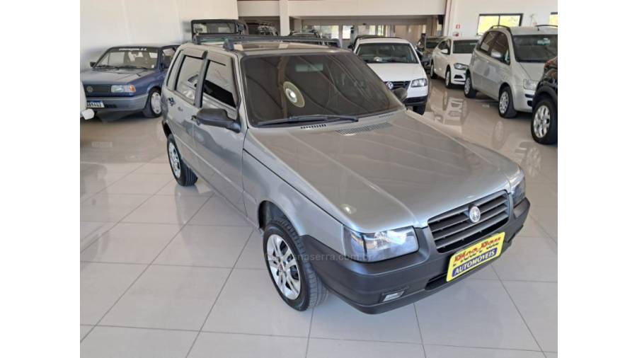 FIAT - UNO - 2007/2008 - Cinza - Sob Consulta
