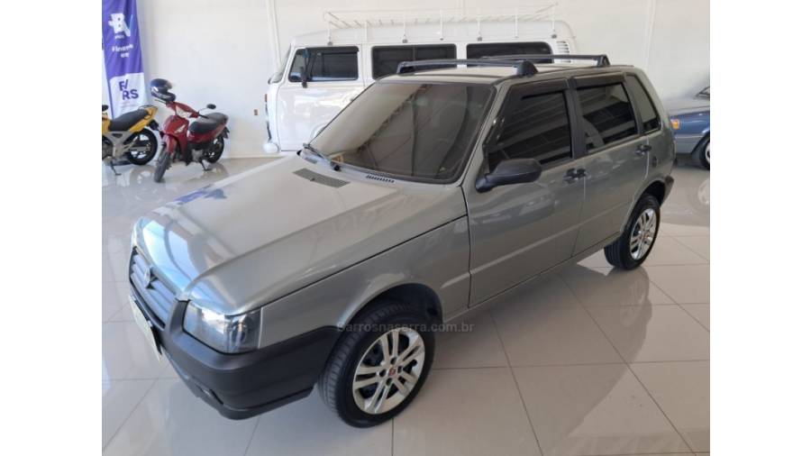 FIAT - UNO - 2007/2008 - Cinza - Sob Consulta