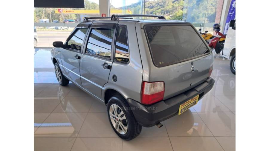 FIAT - UNO - 2007/2008 - Cinza - Sob Consulta