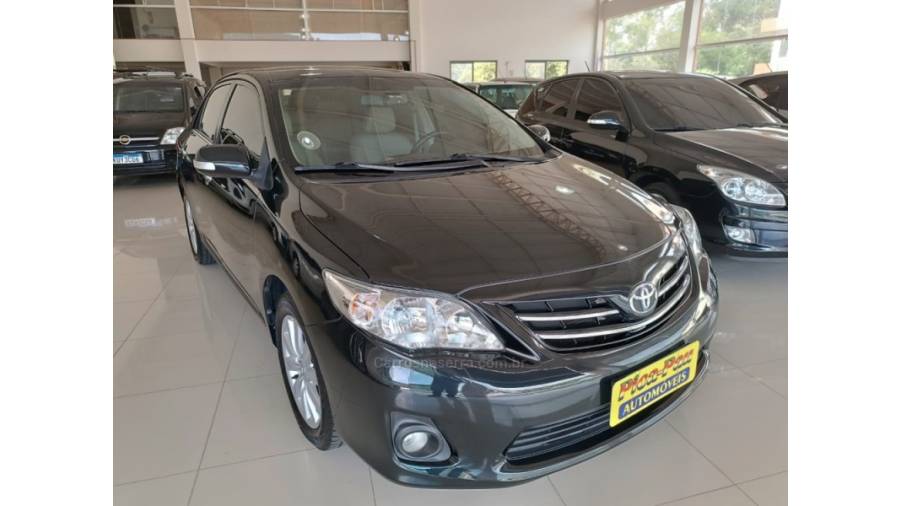 TOYOTA - COROLLA - 2012/2013 - Preta - Sob Consulta