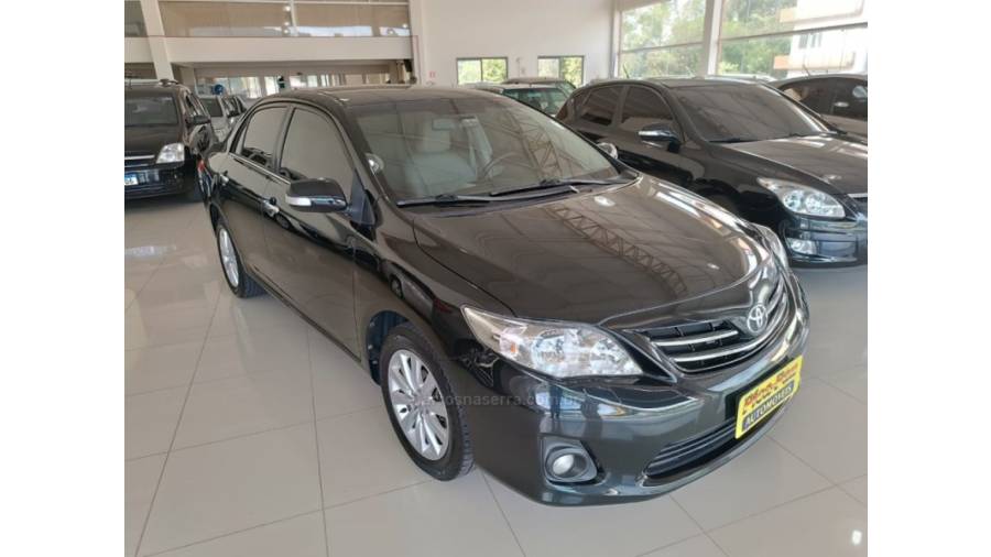 TOYOTA - COROLLA - 2012/2013 - Preta - Sob Consulta